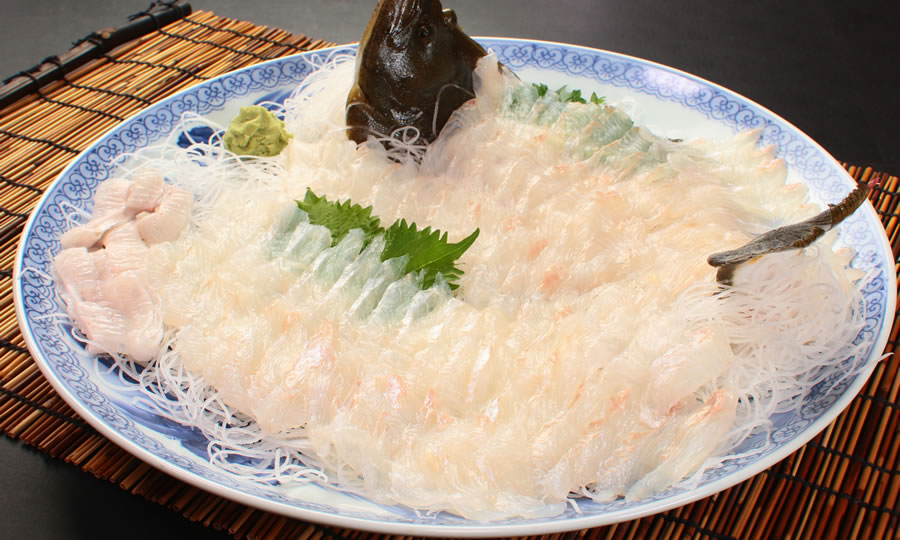 Assorted sashimi of flounder *Special order